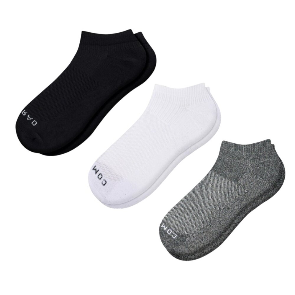 Comrad Set of 3 Nylon Ankle-Length Support Socks Size X-Large 15721